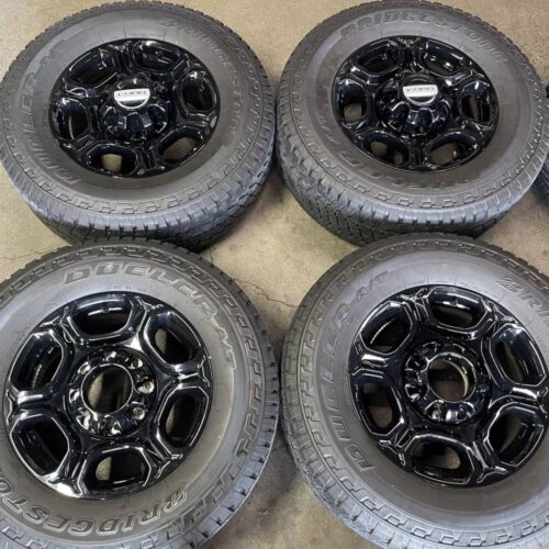 2023 FORD F250 F350 SRW FACTORY 18 WHEELS TIRES OEM 10479 RIMS BLACK