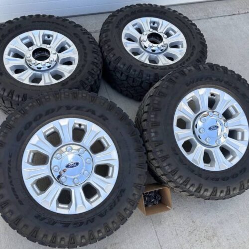 18″ FORD F-350 LARIAT OEM WHEELS TIRES PLATINUM LIMITED RIMS F-250 LUGS TPMS